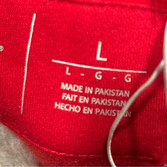 Men's Buffalo Bills Red Pullover Embroidered Hoodie Hoody Sweatshirt Size Large - Picture 10 of 11